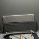 Bedside Bassinet for Baby, Sturdy 3 in 1 Bedside Sleeper with Mattress & Wheels, Height Adjustable, Breathable Mesh, Storage Basket, Easy to Assemble for Newborn, Grey, Crib