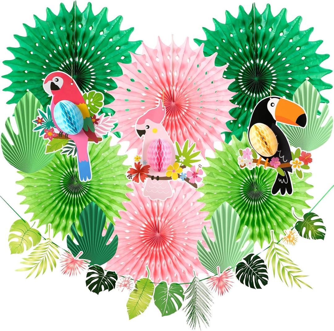 Toucan Parrot Luau Party Decorations,Pool Party Decorations Tropical Bird ,Tiki Bar Decor,Hawaiian Decor ,for Summer,Beach Pool,Tiki,Wedding,Birthday Supplies (Palm Leaf Parrot) Toucan Parrot Luau Party Decorations,Pool Party Decorations Tropical Bird ,Tiki Bar Decor,Hawaiian Decor ,for Summer,Beach Pool,Tiki,Wedding,Birthday Supplies (Palm Leaf Parrot)