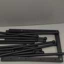 2 Pcs Puzzle Holder Rack Black Retractable Stainless Steel Puzzle Storage Organizer Display Stand Shelf for Adults Craft Collection Lovers