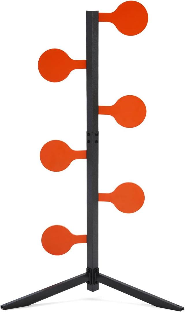 TEDEUM AR500 Dueling Tree Target Kit, 6" x 3/8" Steel Paddle