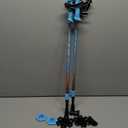 Hiking Poles for Kids - Ultralight Nordic Walking Sticks - Telescopic Child Trekking Poles Collapsible 2 Pack (blue)