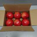 Woration Simulation Lifelike Fake Pomegranates Decoration Realistic Artificial Fruits Props Vivid Pomegranates Home Kitchen Shop Wedding Display 12PCS