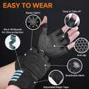 Workout Gloves for Men and Women,Ventilated Weight Lifting Gym Gloves with Wrist Wrap Support,for Weightlifting,Full Palm Protection,Training,Fitness,Hanging (XX-Large)