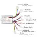 36V Brushed Electric Motor Kit 2500RPM High Speed Brush DC Motor Controller 500W Electric Bike Scooter Motor with Brushed Controller for Dirt Bike Crazy Cart Mini Motorcycle Upgrade and Conversion