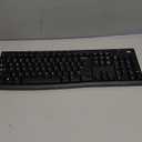 Logitech K270 Wireless Keyboard for Windows, 2.4 GHz Wireless, Full-Size, Number Pad, 8 Multimedia Keys, 2-Year Battery Life, Compatible with PC, Laptop, Black