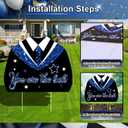 Class of 2026 Yard Signs, 11PCS Blue Black 2026 Graduation Yard Decorations Large Congrats Grad Lawn Sign with Stakes for Outdoor Senior High School College Garden Prom Send Off Party Decor Supplies