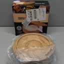 Tortillada - 10 Inches Tortilla Warmer/handcrafted basket made of rattan incl. 100% cotton towel