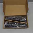 KES All Metal Bathroom Sink Drain with Overflow, 2 Pack, Lavatory Vanity Pop Up Drain with Detachable Hair Catcher, Rustproof 18/8 Stainless Steel, Matte Black, S2013A-BK-P2