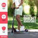 Jetson Mars 2-Wheel Light-Up Kick Scooter, Portable Scooter for Kids with Light-Up 4.6-Inch Wheels, Adjustable Handlebar Height, Foldable Design, Ages 5+