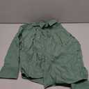 Boys' Stretch Long Sleeve Button Down Toddler Dress Shirt Wrinkle Free Oxford Uniform Shirt with Chest Pocket, 10Y Green