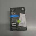 GE CYNC Smart Light Switch, Paddle Style, Neutral Wire Required, Bluetooth and 2.4 GHz Wi-Fi 4-Wire Switch, Compatible with Alexa and Google (1 Pack)
