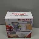 All Metal Grain Mill Attachment for KitchenAid Stand Mixer with 12 Grind Level Flour Mill, Grain Mill Attachment Fit for Grinding Wheat, Corn, Oats, Buckwheat,Millet and Other Cereals