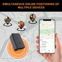 Mini GPS Tracker for Vehicles,Portable Real Time Magnetic GPS Tracking Device for Car, Full Global Coverage Location Tracker for Kids,Dogs,Trucks/Person
