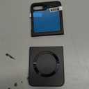 MAKAVO for Samsung Galaxy Z Flip 6 Case, Flip 7 FE Case Compatible with MagSafe, with Built-in Screen Protector, Flip6 Slim Hard Magnetic Phone Case, Black