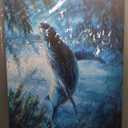 Suconvng Blue Whale Wall Art For Living Room Print Painting Canvas Art Wall Decor Picture For Bedroom Home Wall Decor Landscape Prints Paintings Modern Pictures Artwork 24 X 48 In