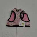 EcoBark Step in Dog Harness - Eco-Friendly Dog Harnesses for Small and Medium Breed Dogs - Reflective and Adjustable Body Halter Vest - Soft Mesh Toy Breed Harness (Floral, Large) (Large -17 to 19 lbs -Chest Up to 18 in (Pack of 1), French Floral Pink)