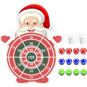 Large Christmas Party Games for Family Kids Adult, Christmas Toys Gifts Dart Board Game Xmas Santa Claus Party Supplies Party Decorations Centerpieces Decor for Boys Girls Activities