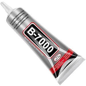 B7000 Jewelry Glue for Making, FITTDYHE 1PCS 50ML/1.69 fl oz Clear Adhesive for Rhinestone, Fabric, Multipurpose Super B-7000 for Phone Repair, Nail Art, Wood, Glass, Charms