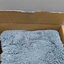 OLANLY Bathroom Runner Rugs 70x24, Soft Absorbent Chenille Bath Rugs, Rubber Backing Quick Dry, Machine Washable Long Bath Mats for Bathroom Floor, Tub and Shower, Home Decor Accessories, Airy Blue