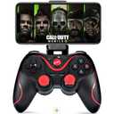 Megadream Android Gamepad Controller, Wireless Key Mapping Gamepad Joystick Perfect for Call of Duty & PUBG Mobile & More, Compatible for Samsung Galaxy HTC LG Other Phone, Not for iOS (Negro -)
