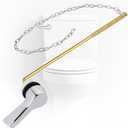 iFealClear Universal Metal Toilet Handle Replacement Kit, Front Mount Toilet Flush Handle Replacement Compatible with Kohler, American Standard, TOTO, Mansfield, Solid Brass, Chrome