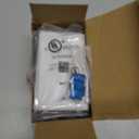 VCE Ethernet Wall Plate (UL-Listed) 1-Port, Keystone Jack Wall Outlet with CAT6 Keystone Inline Coupler Insert and Low Voltage Mounting Bracket 1 Gang, Blue 2-Pack