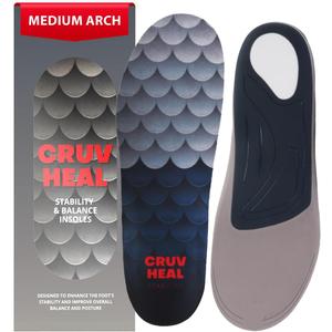(2025) Premium Medium Arch Insoles for Ultimate Support - Plantar Fasciitis - Comfort for Foot Pain Relief - Anti-Fatigue - Orthotic Shoe Sole Inserts Men Women Standing All Day (Gray, L)