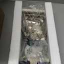 Christmas Stocking Holders for Mantel Set of 6, Christmas Stocking Hangers for Mantle Decorations Fireplace Stocking Hangers Mantle Hooks for Stockings Xmas Decorations Home Indoor(Silver, Pack of 6)