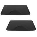 Artist hand 3 ft. x 4 ft. Barber Chair Mat Anti-Fatigue Salon & Barber Comfort & Support Mat - Non-Slip, Durable - Black Rectangle - 1/2 in. Thick,2PCS