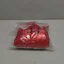 Christmas Backdrop Curtains Glitter Fabric - 4.8x8FT 4 Panels Red Background for Baby Shower Birthday Photography Decoration (19.2x8FT)