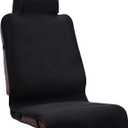 Waterproof Seat Cover, Upgraded Sweat Carseat Protector, Perfect for Universal Anti-Slip Car Truck SUV Seat, Ideal for Surfing Yoga Gym Workout, Black (1)