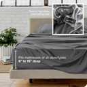 Bare Home King Sheet Set - 1800 Ultra-Soft Microfiber King Bed Sheets - Double Brushed - Deep Pockets - Easy Fit - 4 Piece Set - Bedding Sheets & Pillowcases (King, Grey)