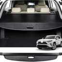 Deluden Retractable Cargo Cover Compatible with Audi A4 allroad 2017-2025 Shield Security Shade Privacy Screen Tonneau Luggage Cargo Trunk Organizers