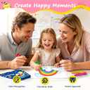KERIFI Triangle Jumbo Crayons for Toddlers, Mess Free Washable Toddler First Crayons for Kids Ages 1-3 2-4 4-8, Unbreakable Non-Toxic, Easy to hold, Back to School Gifts for Coloring Book (24 Colors)