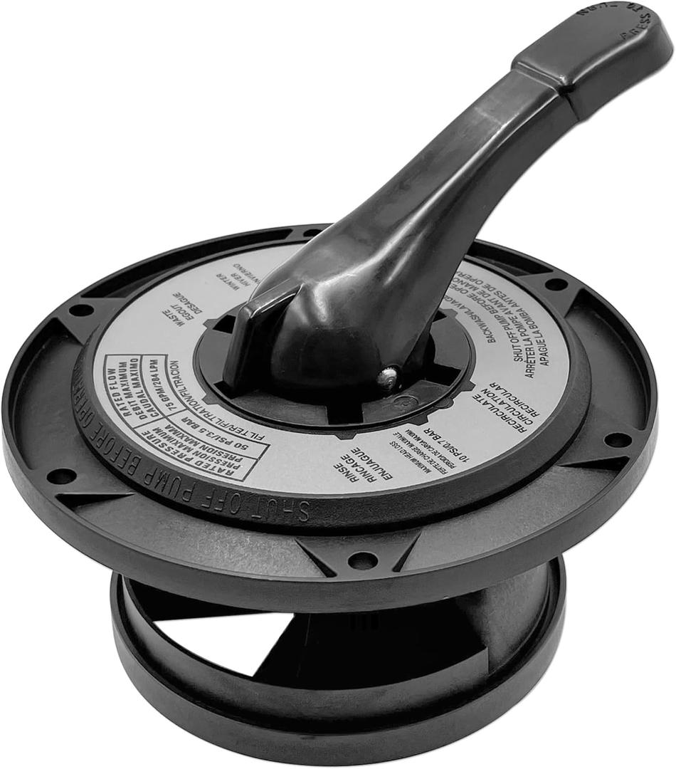 SPX0714BA Key Cover and Handle AssemblyCompatible with Hayward Multi-Port Valves Model SP0714T,Also Compatible with Pro Series Side and top Mount Sand Filter Models S210S, S220T2