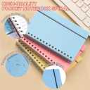 4 Pack Small Spiral Notebooks 3.5 x 5.5 in College Ruled, Mini Spiral Notebook, Waterproof 80 Sheets/160 Pages, Pocket Notebook with 120 Pcs Sticky Index Tabs for Home Office College School