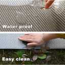 RURALITY Outdoor Rug 9x12 Feet Waterproof for Patio Clearance,Large Plastic Straw Mat for Camping,Porch,RV,Reversible, Easy to Clean,Light Coffee