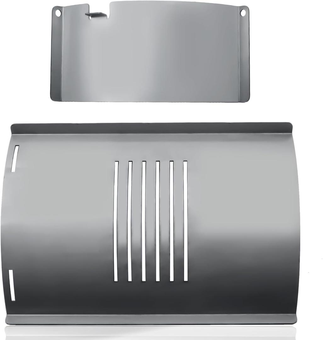 Flame Broiler Kit for Pit Boss 340 440 Series Pellet Grills with Slide Cover and Bottom, Grill Replacement Parts for Pit Boss PB340, PB340TGW1, PB440, PB440D, Tailgater PB440TG1, Ranch Hand PB440TGR1