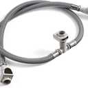 Enhon 1 Pack Replacement Hose Kit Compatible with Moen 114299 113016, Widespread Bathroom Sink Faucet Replacement Hose Kit Compatible with Duralock Connections, Easy No Tool Installation, Leakproof