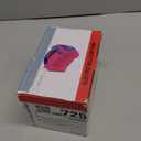 IDAODAN Electric Balloon Pump, Portable Electric Balloon Blower Machine Balloon Air Pump Dual Nozzle Rose Red 110V 600W Balloon Inflator for Party Decorations