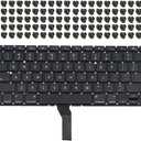 Willhom Keyboard US + Screws Kit Replacement for MacBook Air 13" A1466 A1369 (Mid 2011-Mid 2017)
