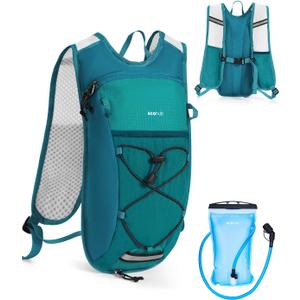ECOHUB Hydration Backpack with 2L Water Bladder, Lightweight Running Hydration Pack for Men Women, Breathable Hiking Cycling Backpack for Outdoor Sports Marathon Travel