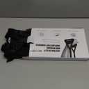 Airplane Foot Hammock, No Collapse Foot Rest for Plane Travel with Extended Adjustment Strap, Portable Desk Foot Hammock with Thickened Foam, Foot Sling Travel Essentials to Relax Your Feet (1 Pc Black)