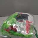 9PCS Green Monster Costume for Men, Adult Santa Costume with Mask, Coat, Belt, Gloves, Pants, Socks (Small)