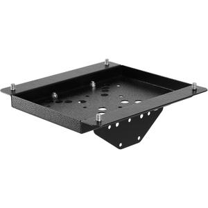 Ganiude Mailbox Mounting Board,Metal Mailboxes Adapter Plate 4" x 4",Durable, Easy Install, Weather-Resistant,   , Black