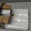 NuImage Awnings 48425 Series 2500 Aluminum Door Canopy with Support Arms, 48 inches Wide, White