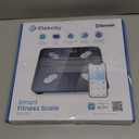 Etekcity Smart Scale for Body Weight, FSA&HSA Eligible, Bathroom Digital Weighing Scale with BMI, Body Fat, Muscle Mass, Accurate Bluetooth Home User Health Equipment Sync Apps, LED, Tempered glass (11 x 11 inches, Black)