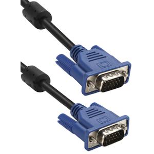 Eaeon HD15 Male to Male 4.5Ft Blue VGA to VGA Monitor Cable Cord 1080P@60Hz Full HD High Resolution for TV Computer Projector Gaming Console