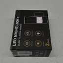 Night Light, Night Lights Plug into Wall, Soft White LED Nightlight for Kids, Adjustable Brightness 0-100LM, Dusk to Dawn Sensor, Soft Light for Bedroom, Hallway, Nursery, 2 Pack (Middle, Cream)