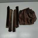 Overnight Blowout Rods | Heatless Curls Rollers Hair Curlers to Sleep In Foam Rolls Velvet Satin Long Short Curling Blow Out Look No Heat Dry Thin Thick Tools Set Soft by VISOFO (Brown, Set of 4)